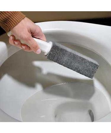 SANON 4pcs Toilet Bowl Cleaner Brush Pumice Stone Toilet Bowl Cleaner with Handle Pumice Stone Brush for Toilet Cleaning - Buy Online on GoSupps.com