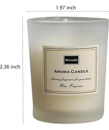 Frosted Cup Aromatherapy Candle - English Pear Freesia | 1.76oz Home Scented Candle | Botanical Soy Gift for Women | Perfect Summer Fragrance Decor - Buy Online on GoSupps.com