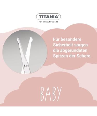 Buy Titania Baby Manicure Set - Complete Baby Nail Care Kit: Scissors Clipper & File in Pink | Essential Toddler Care Equipment - Buy Online on GoSupps.com