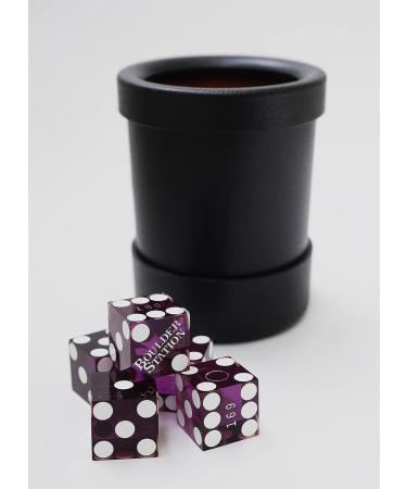 Genuine Las Vegas Casino Dice Set of 20 with 4 Dice Cups | Red, Green, Blue & Purple Dice | Bicast Leather Cups | Perfect for Liars Dice, Yahtzee, Farkle & Casino Nights - Buy Online on GoSupps.com