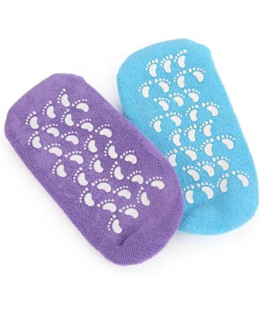 Ipetboom Womans Socks 1 Pair Foot Moisturizing Socks Kitten Heels for Women Dressy Womens+Pumps Block Heels for Women Dressy Ladies Socks Hard Skin Repair Socks Purple Spa Silicone Gel - Buy Online on GoSupps.com