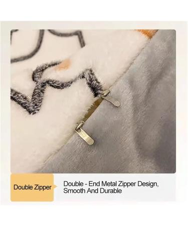 Cute Bear Fluffy Comforter Covers Girls Bedding Sets Soft Plush Blanket Dorm Decor Teen Full Queen Size Bed Soft (B 180X220CM) - Buy Online on GoSupps.com