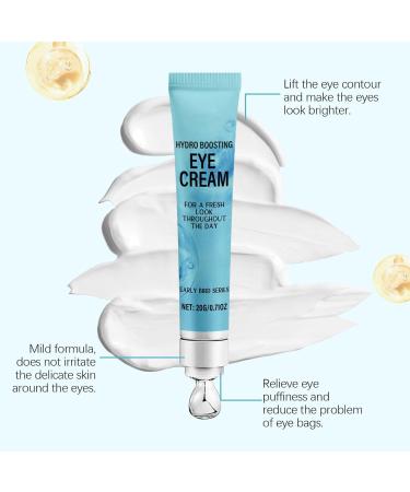Under Eye Cream for Dark Circles and Puffiness - Caffeine Eye Cream Anti Aging Brightener With Niacinamide Peptide Complex Korean Skin Care Formula - Massage Zinc Roller - Puffy Eyes (3) - Buy Online on GoSupps.com