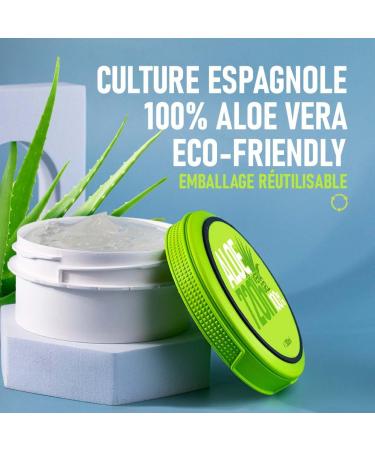 Aloe Vera Gel 720h Premium Quality From Organic Farms in Spain - Fast Absorption Non Sticky 100% Natural No Artificial Thickeners - Sunburn Relief 300ml - Buy Online on GoSupps.com