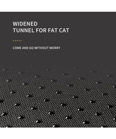 Plush Cat Tunnels Beds for Indoor Cats 2-in-1 Cat Tunnel Haven for Endless Fun and Comfort Easy to Store Removable and Washable 80 * 25cm (Gray) - Buy Online on GoSupps.com