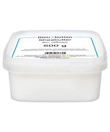 Organic Shea Butter 500 g Refined Vegan 100% natural cosmetics - Buy Online on GoSupps.com