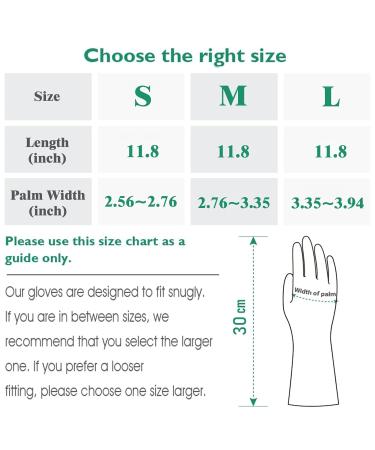 Rubber Gloves 4 Pairs Waterproof Dishwashing Gloves Reusable Cleaning Gloves Dish Gloves for Kitchen Cleaning Working Painting Gardening(Blue&Yellow&Orange&Red)-Size L L(Blue&Yellow&Orange&Red) - Buy Online on GoSupps.com