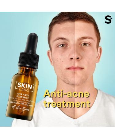 SKIN LABO SkinLabo Active Serum Aha + Bha Eliminates Surface Dead Cells Skin Perfecter with Exfoliating and Purifying Action 15 ml (Old Version) - Buy Online on GoSupps.com
