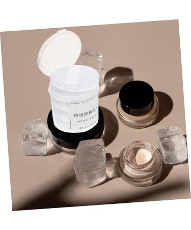 FRCOLOR 10 Pcs Round Cotton Powder Puffs | Soft Makeup Sponges for Face Cleansing & Foundation - International Shipping Available - Buy Online on GoSupps.com