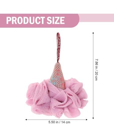 Loofah Sponge Bath Scrubber | Exfoliating Body Wash Sponge for Men & Women | Shower Accessories in Random Color - Buy Online on GoSupps.com
