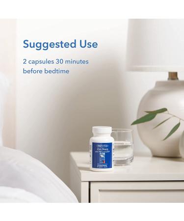 Allergy Research Group Zen Sleep - P5P & 5-HTP - 60 Vegetarian Capsules - Buy Online on GoSupps.com