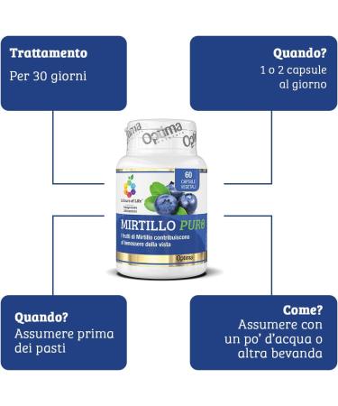 Colors of Life Bilberry Pure Bilberry Extract Supplement Titled Anthocyanidins - Microcirculation & Visual Ability - Gluten Free & Vegan - 60 Veggie Capsules - Buy Online on GoSupps.com