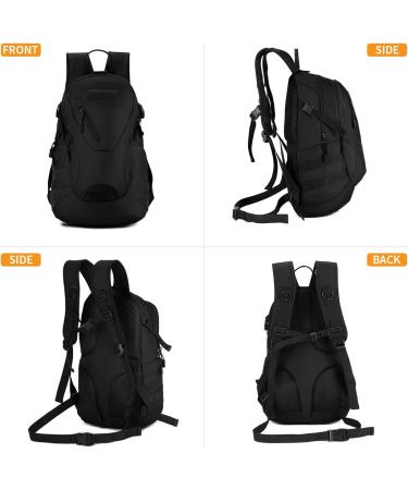 HUNTVP 20L Military MOLLE Backpack - Tactical Assault Pack for Hunting, Camping, Trekking - Black - Buy Online on GoSupps.com