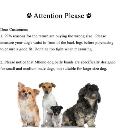 Mkouo 3-Piece Washable Male Dog Diapers | High-Suction Belly Bands for Dogs | Reusable & Comfortable Size L - Buy Online on GoSupps.com