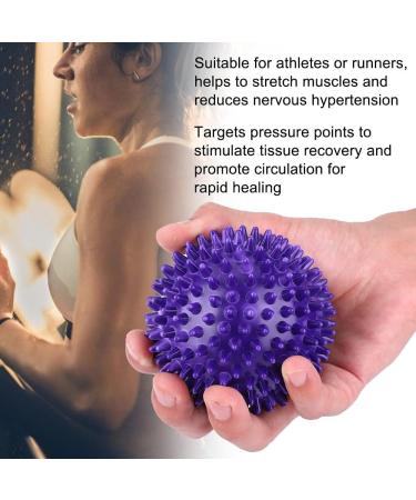 Evscan Soft Spike Yoga Massage Ball - Plastic Roller & Finger Relaxer - Foot Massage Tool for Fitness Training - Violet S - Buy Online on GoSupps.com