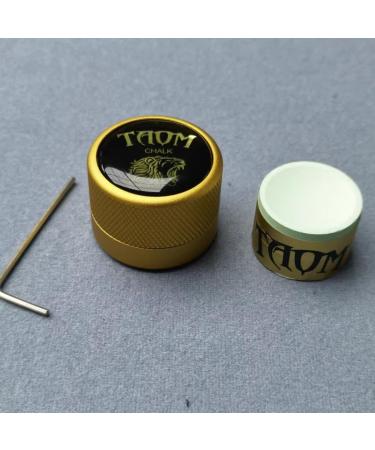 Yeuek Taom Pool Coarse Holder - Magnetic Mini Chalk Point Fall Container - Round Billiard Accessories with V10 Chalk - International Shipping - Buy Online on GoSupps.com