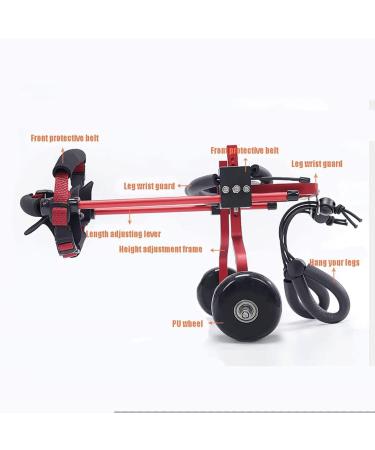 Dog Wheelchair Lightweight Pet Wheelchair Adjustable Dog Wheelchair for Back Legs Pu Tires Pet Wheelchair Walk Tools Portable X-Large - Buy Online on GoSupps.com