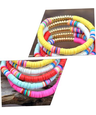 VALICLUD 5pcs Clay Bracelet Fashion Jewelry Decorative Hand Chain Delicate Pendant Womens Bracelet Colorful Embellishment Bracelet Colorful Wristbands Polymer Clay Bracelets Miss Dressing - Buy Online on GoSupps.com