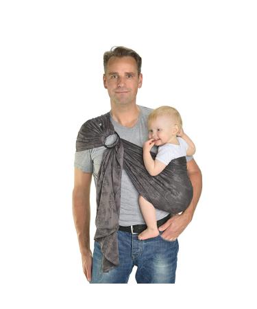 Hoppediz Ring-Sling baby sling from birth 100% pollutant-tested cotton design Chicago