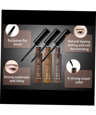 Angoily Gel Make Up Women For Pen Brow Peel Waterproof Ladies Black Eye Long-lasting Off 1 count (Pack of 1) Dark Grey - Buy Online on GoSupps.com