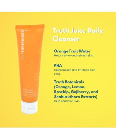 Ole Henriksen Splashing Stars Cleanser & Scrub Duo - Lemonade Smoothing Scrub and Truth Juice Daily Cleanser - Travel-Friendly Exfoliating Set - 1 Ounce - Buy Online on GoSupps.com