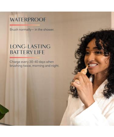 Better & Better Sonic Bamboo Electric Toothbrush for Adults - Rechargeable Plant-Based Bristles Soft Brush Heads 5 Modes Long Battery Life - Buy Online on GoSupps.com