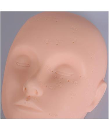 Fhuili Silicone Headscarf Window Puppet - Ideal Head Model for Massage Acupuncture Facial Care & Beauty Training - Buy Online on GoSupps.com