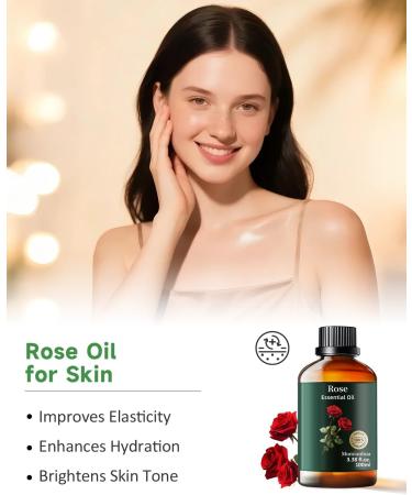 Pure Gardenia & Rose Essential Oil Set Natural Floral Oil Duo for Diffusion Skin Hair Care Perfume Candle Making Laundry & Romantic Atmosphere 2 x 3.38 Fl Oz - Buy Online on GoSupps.com