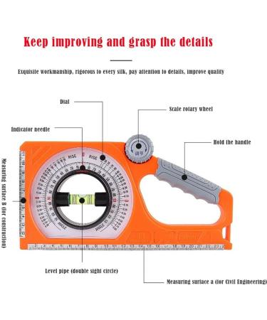 0-130 Degree Slope Measure Instruments Multi-Functional Bevel Protractor Magnetic Abs Angle Finder Slope Meter Angle Ruler - Buy Online on GoSupps.com