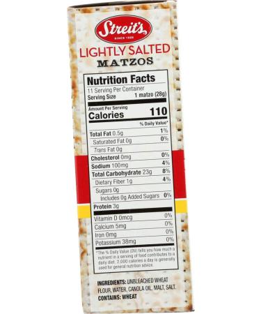 Shop Lightly Salted Matzos - International Shipping Available | Best Quality & Flavor - Buy Online on GoSupps.com