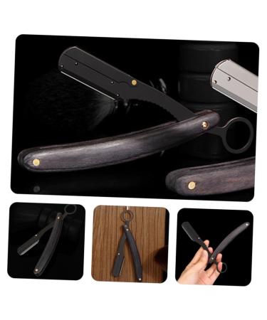 Buy Hemoton Folding Holder for Hairdressing & Shaving | Stainless Steel Men's Razor & Beard Shaver - Vintage & Foldable - Buy Online on GoSupps.com