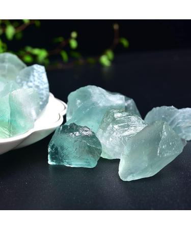 Fluorite Raw Crystals 1.25-2.0 Large | Healing Stones for Tumbling, Cabbing, and Decoration | Natural Rough Crystal for Wicca & Reiki - Buy Online on GoSupps.com