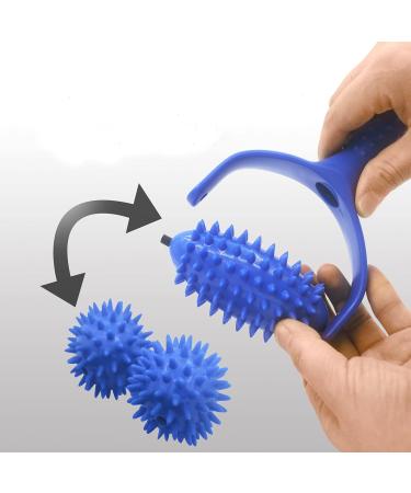 Wilsonzin Massage Roll Set - Hedgehog Ball Massage Roller & Interchangeable Massage Tools for Legs Back Arms & Shoulders - Ultimate Fascia Massager - Buy Online on GoSupps.com