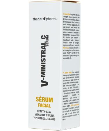 Thader Th Pharma V-Ministral C Face Serum with Powerful Active Ingredients 40 ml - Buy Online on GoSupps.com