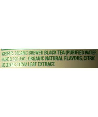 ZEVIA Organic Black Tea - Zero Calorie Sweetened - 12 FZ - Buy Online on GoSupps.com