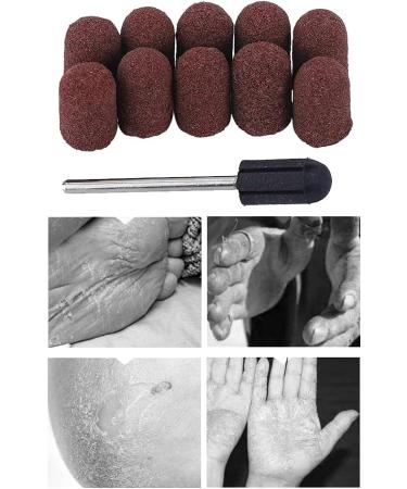 BOROCO Nail Drill Block - 10 Piece Set of Grinding Caps for Professional Manicure & Pedicure Tools - Special Head Polishing & Sanding Cap (7x13cm) - Perfect for Electrical Nail Files - Buy Online on GoSupps.com