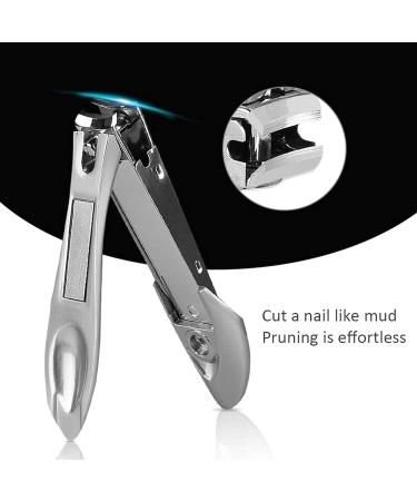 QXSJEDYCH Nail Clippers Nail Clippers Stainless Steel Anti Splash Fingernail Cutter Manicure Tool Bionics Design Nail Trimmer Pedicure Scissor Nail File Nails - Buy Online on GoSupps.com