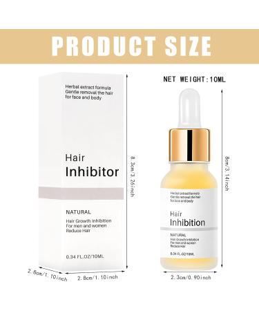 Meanju Hair Growth Inhibitory Serum Natural Hair Remover Hair Removal for Face Armpits Legs and Arms for Long Lasting Smooth Skin and Easy Management of Hair Growth - Buy Online on GoSupps.com