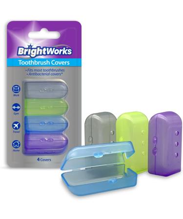 Travel Toothbrush Cover Protectors - 12 Pack for Purse & Backpack | Ideal for Home & On-the-Go - Buy Online on GoSupps.com