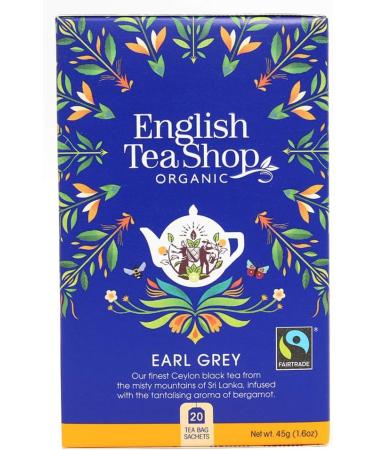 English Tea Shop Organic & Fairtrade Earl Grey - 20 Paper Tea bag Sachets 45 g 1 - Buy Online on GoSupps.com