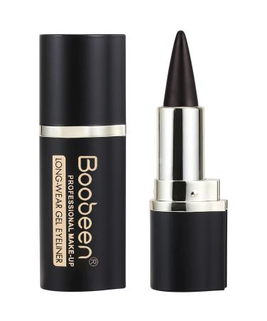 Boobeen Eyeliner Pencil - Black Eyeliner Pen Gel - Quick Drying Formula Eye Liner - Waterproof Smudge-proof All Day Eyeliner Makeup - Long Lasting Create Statement Eye Look (Brown)