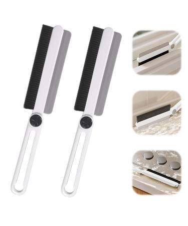 2pcs Crevice Cleaning Brushes for Household Use Hard Bristle Crevice Cleaning Brush Gap Cleaning Tool for Tight Spaces (Pearly White)