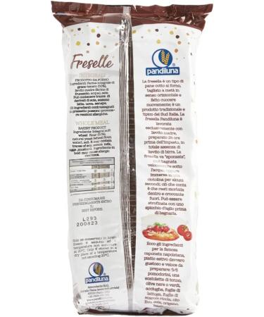 Freselle Pandiluna Classiche and Wholemeal - Crispy Bread Donuts with 100% Sourdough - Freshness Saving Packs Pack of 8 Packs of 300g - Buy Online on GoSupps.com