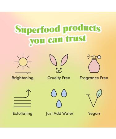 GOLDE Papaya Bright Superfood Facial Mask - 100% Organic, Anti-Pollution, Vegan, Cruelty-Free (1 oz) - Buy Online on GoSupps.com