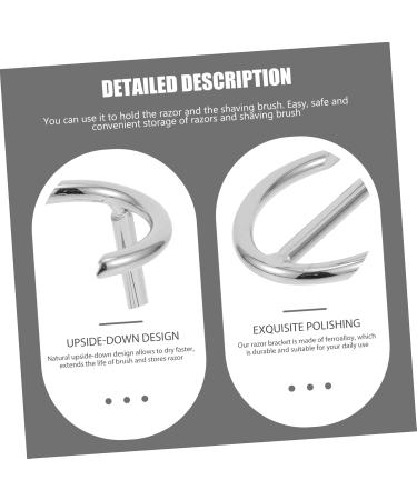 Premium Vertical Razor Holder & Organizer for Men - Dressoos 1 Stk | Durable Stylish & Perfect for International Shipping - Buy Online on GoSupps.com