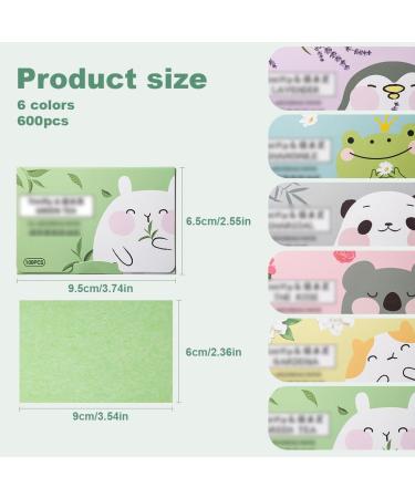 XPEX 600-Piece Blotting Paper - 6 Styles for Oil Control & Greasy Skin Care | Perfect for Men & Women - International Shipping Available - Buy Online on GoSupps.com