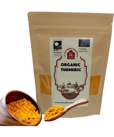 Organic Turmeric Powder 100g - Premium Haldi Powder - Natural Source of Curcumin from India - Buy Online on GoSupps.com