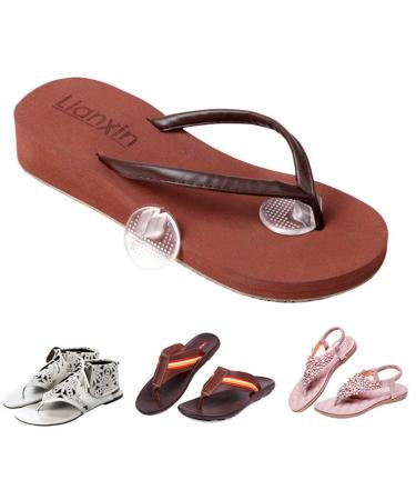 3 Pairs Silicone Self-Adhesive Flip-Flop Sandal Guards | Non-Slip Toe Protectors & Forefoot Cushions - Buy Online on GoSupps.com