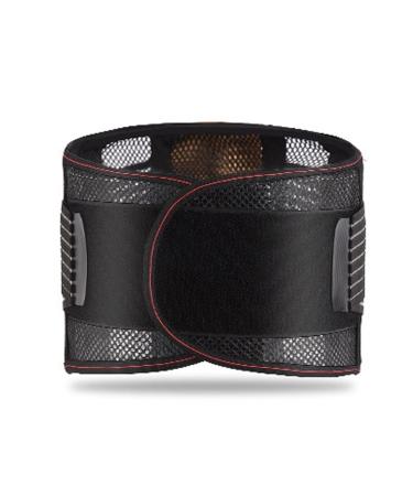 Lower back bandage to relieve back pain-compression loan pornatory belt for men and women lumbar support waist back support for herniated disc sciatica Svart XL