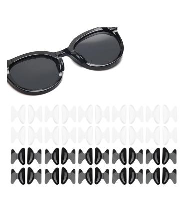 ZEACCT 20 pair of anti-slip-nose pads silicone nose pads for glasses soft anti-slip-nose pads anti-slip-nose pads in butterfly shape for reading glasses sunglasses glasses